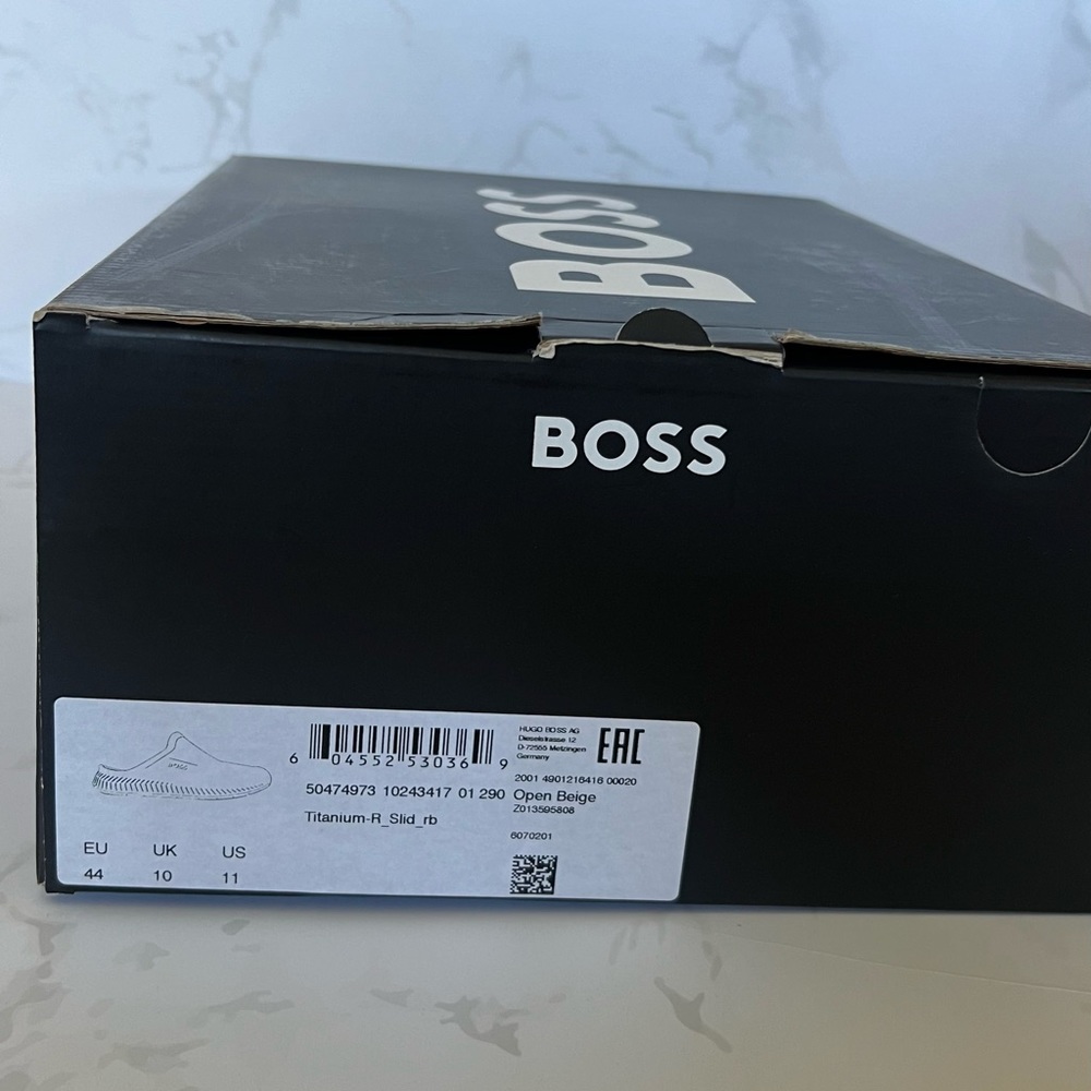 Boss Men's Mesh Mix Running Slides Size 11 - image 5